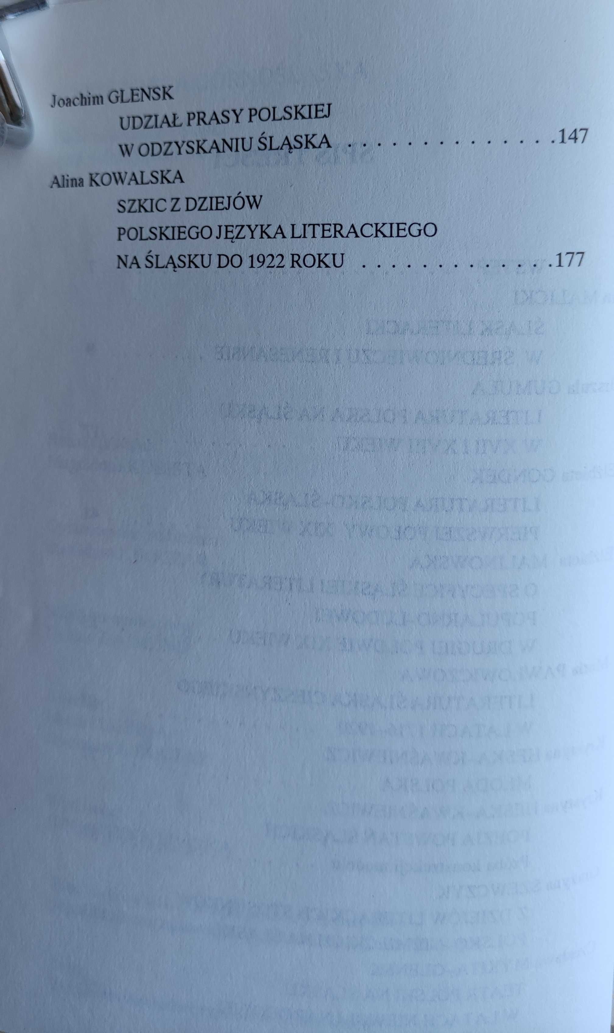 Oblicza literackie Śląska oraz Piękno gwary śląskiej – 2 książki