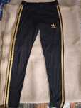 Spodnie adidas z lampasami dlugosc ok 93 cm