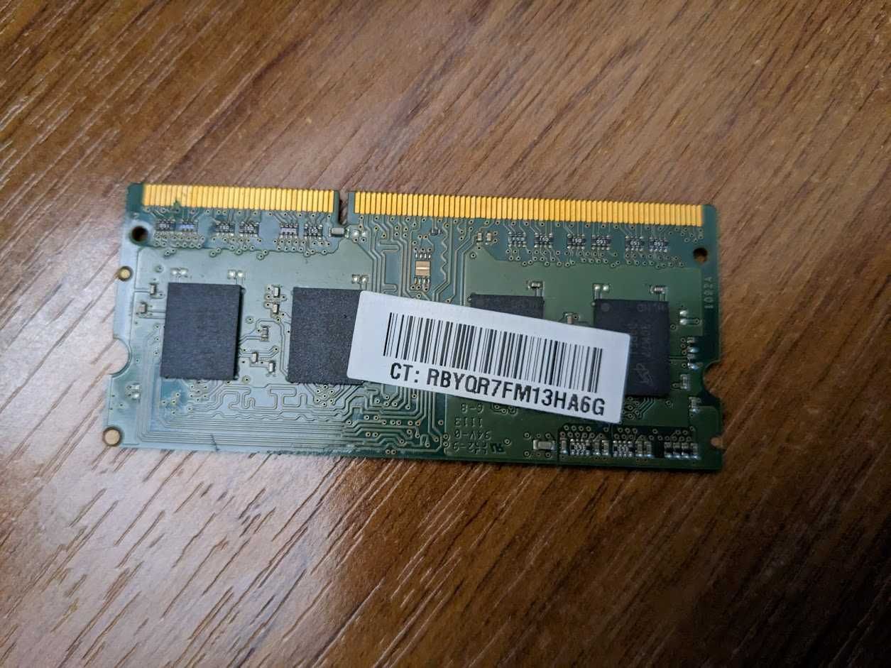 Оперативна память DDR3 2GB 1333mh, для ноутбуків