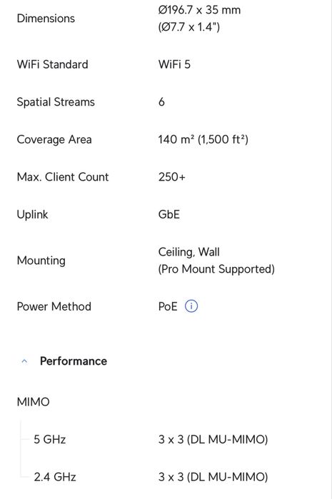 Access Point Unifi - AP AC Pro64738259934977123