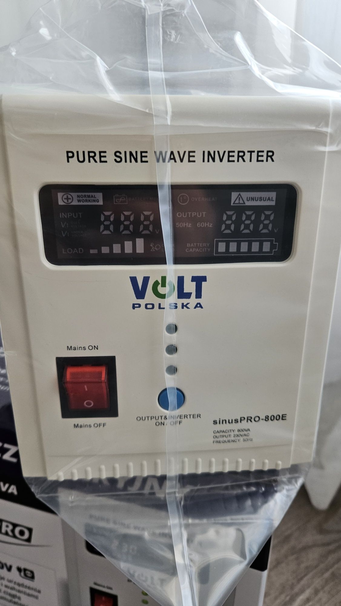 ИБП Volt-800E для дома для котла чистая синусоида