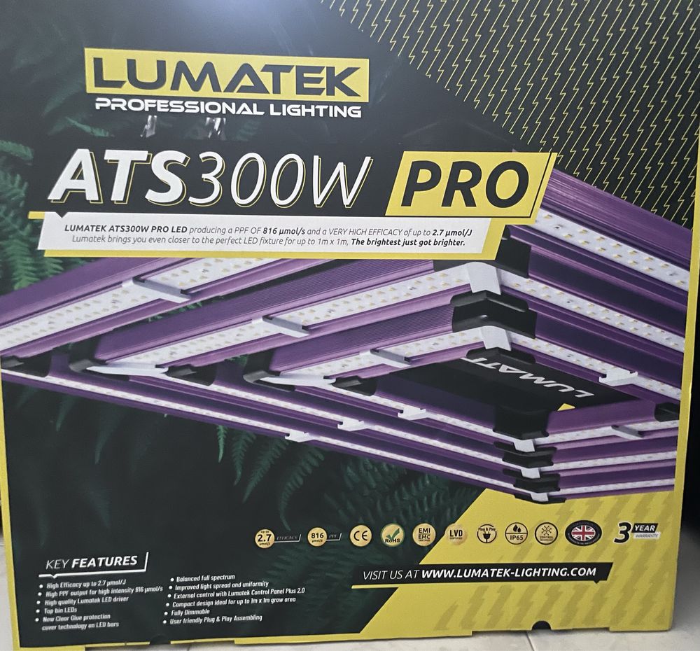 Luz led Lumatek ATS 300W PRO + Tenda