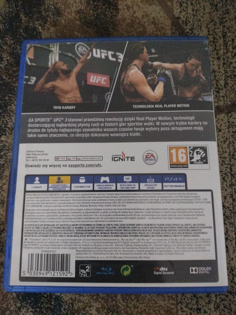 Gra UFC 3 na PS4
