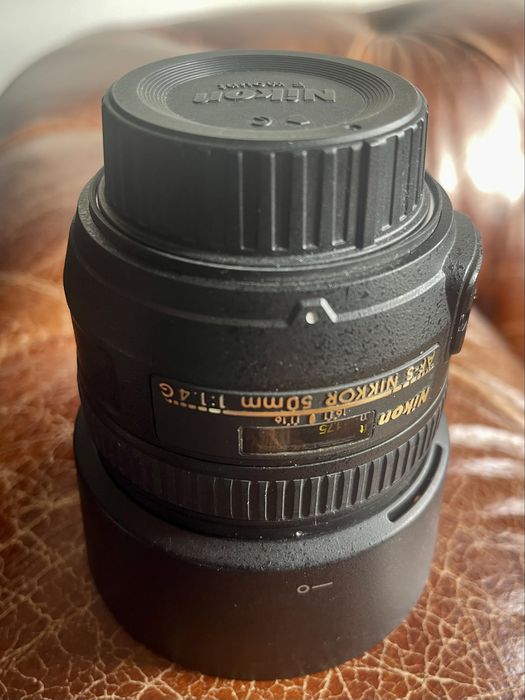 Lente Prime Nikkor AF-S 50mm 1:1.4G imaculada