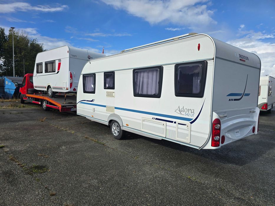 ADRIA 542UT duża łazienka na tyle przyczepa kempingowa fendt hobby wlu