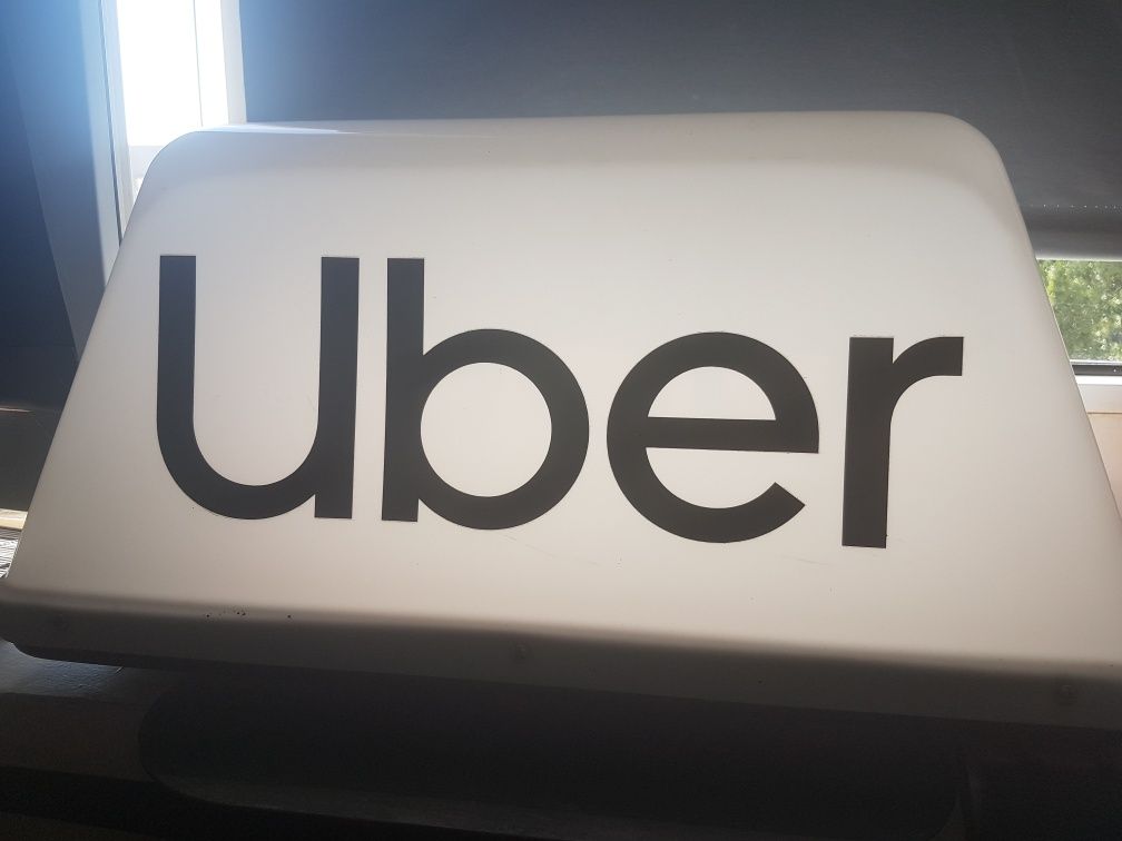 Uber taxi led oświetlenie