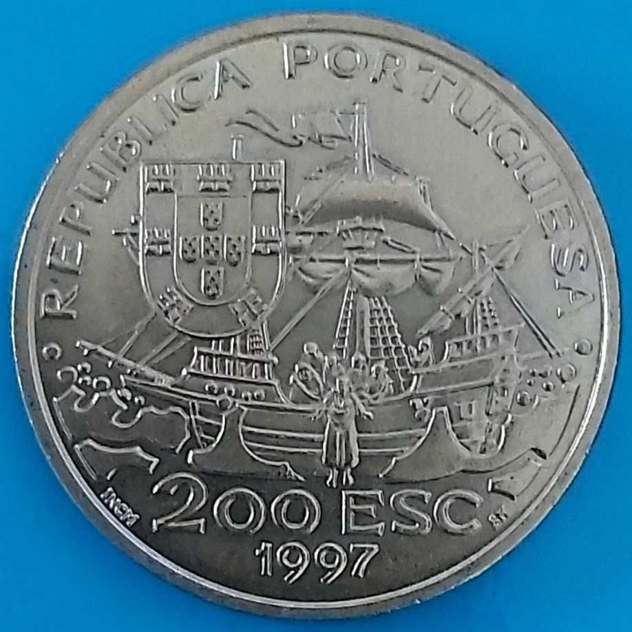 200$00 de 1997 da VIII Série dos Descobrimentos –  S. Francisco Xavier
