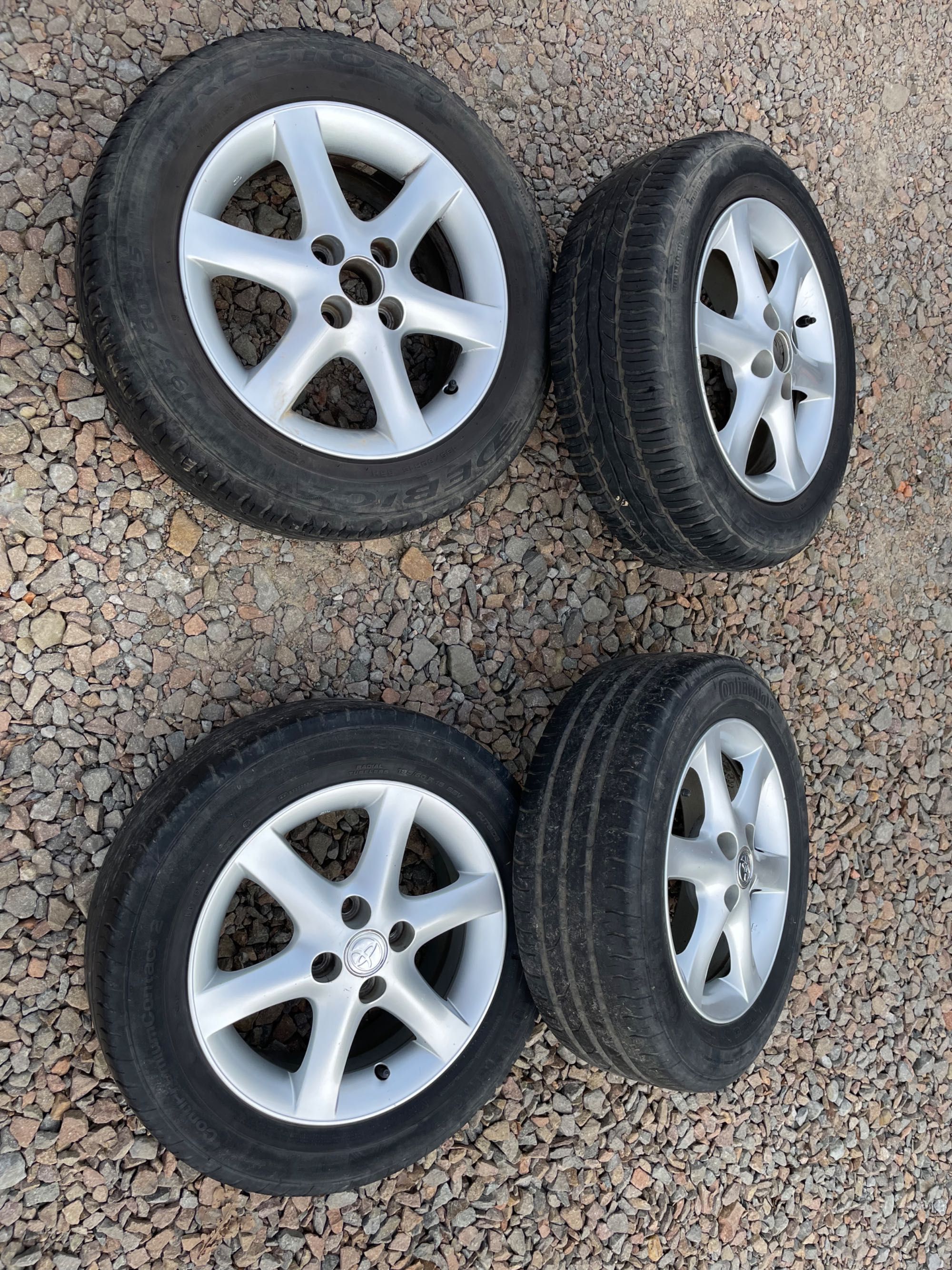 4x100 alufelgi koła 15 TOYOTA COROLLA E12