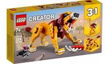 LEGO CREATOR 3W1 Dziki lew struś guziec 31112
