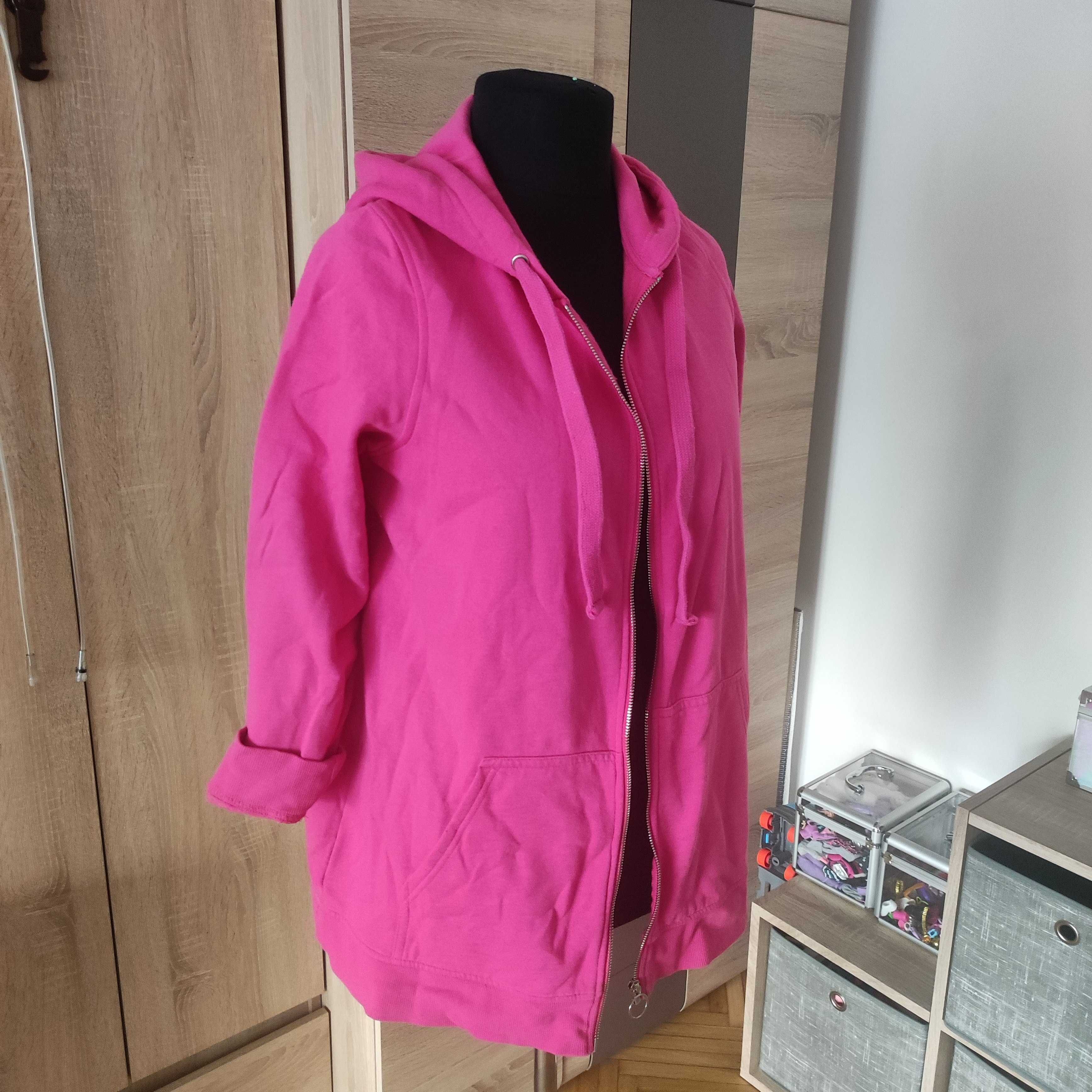 Różowa bluza oversize H&M L