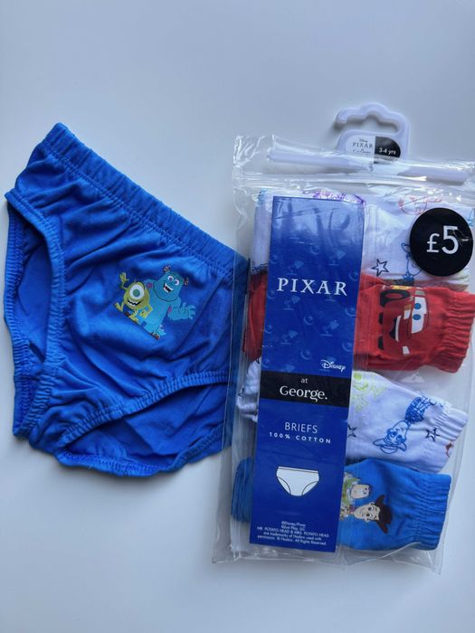 Набір трусиків Джордж Pixar 3-4р (98/104см) трусы, набор трусов, труси
