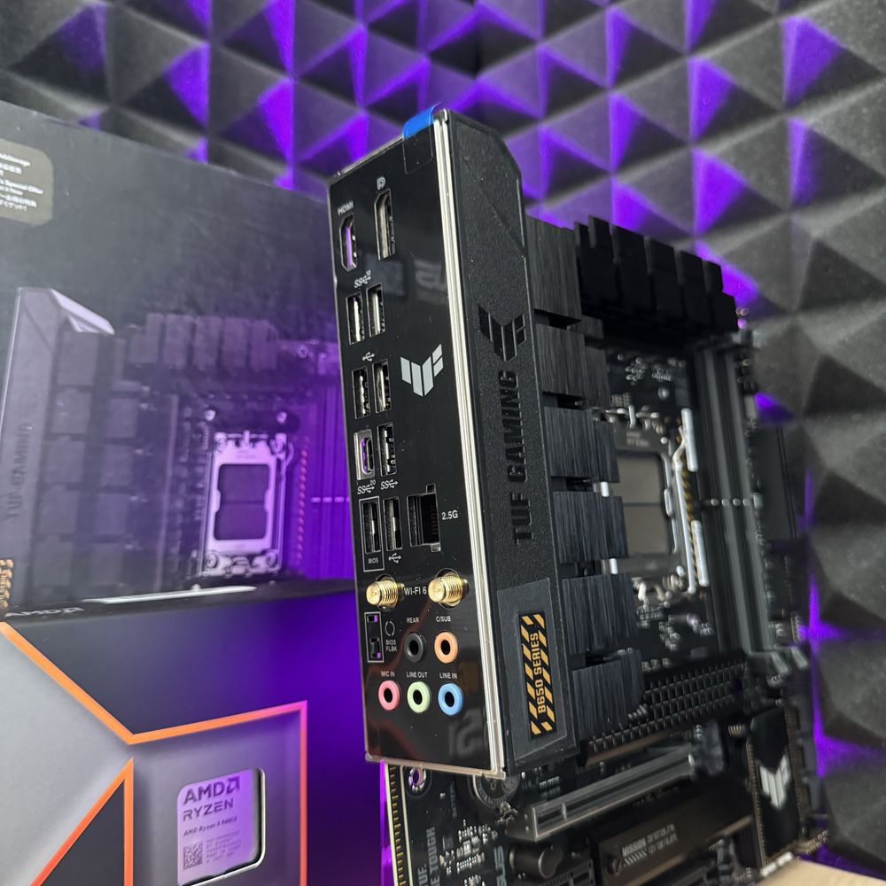 Комплект AM5 Ryzen 9600X, Asus Tuf B650 материнська плата, процесор