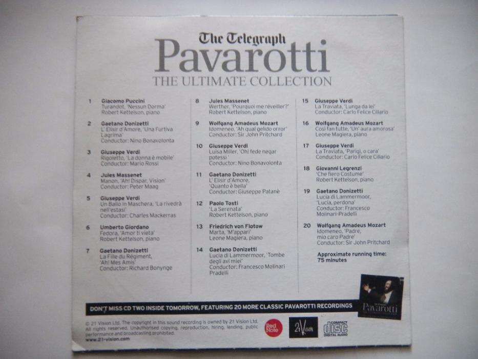 CD фирменный Pavarotti The Ultimate Collection