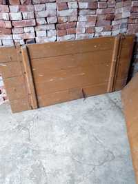 Drzwi do stajni tymczasowe na budowę drewniane