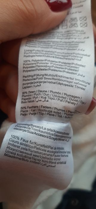 Puchowy zimowy  kombinezon dziecięcy