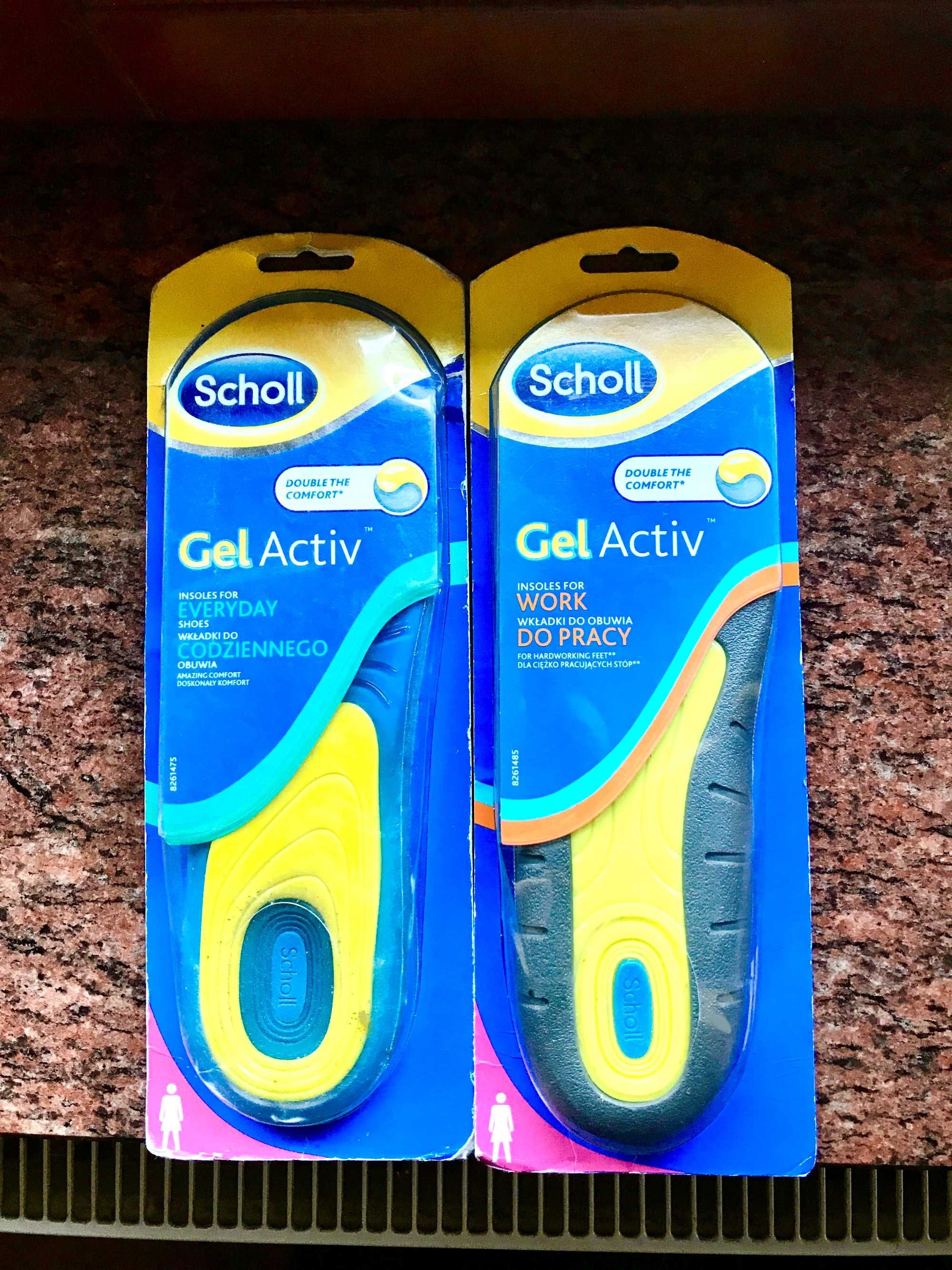 Scholl amortyzujące wkładki żelowe 35,5-40,5 damskie Work/Everyday