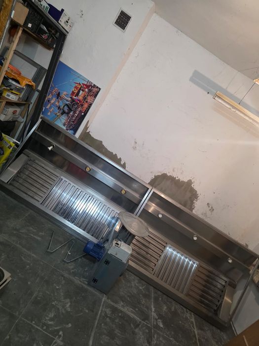 Okap gastronomiczny komplet