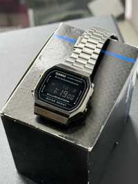 Casio zegarek cyfrowy black metalic