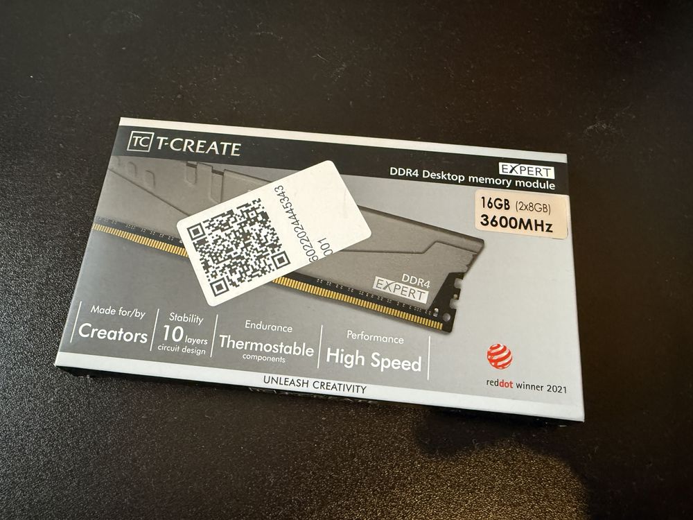 RAM T-CREATE Expert 2x8GB DDR4 3600CL14