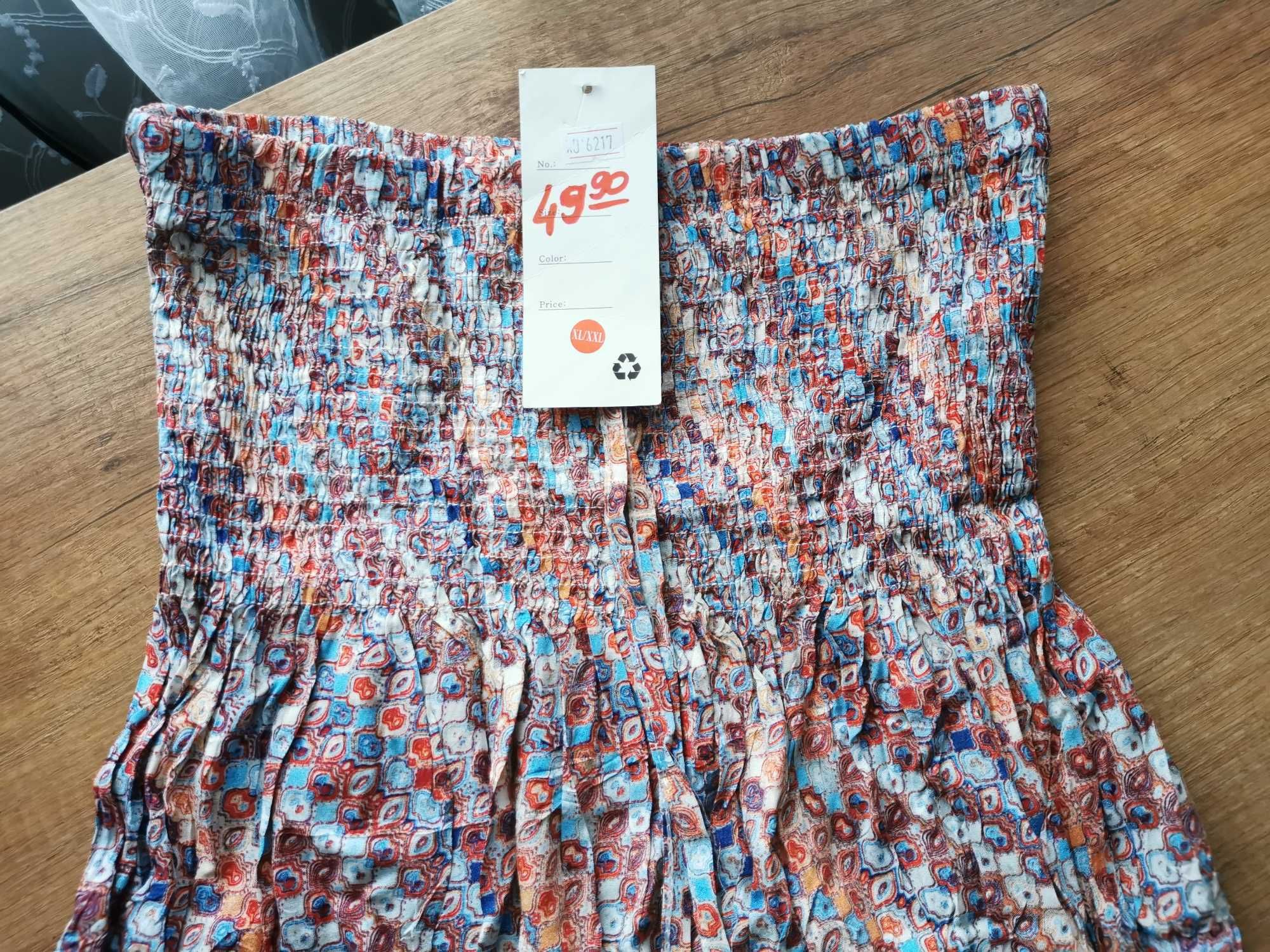 nowa z metką spódnica długa do kostek rozm. S. BOHO