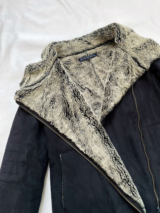 Тепла дублянка-косуха, жіноча дублянка на осінь-зиму,трендова дублянка