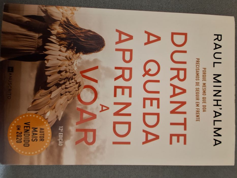 Livro Durante a queda apredi a voar Raul Minh'Alma