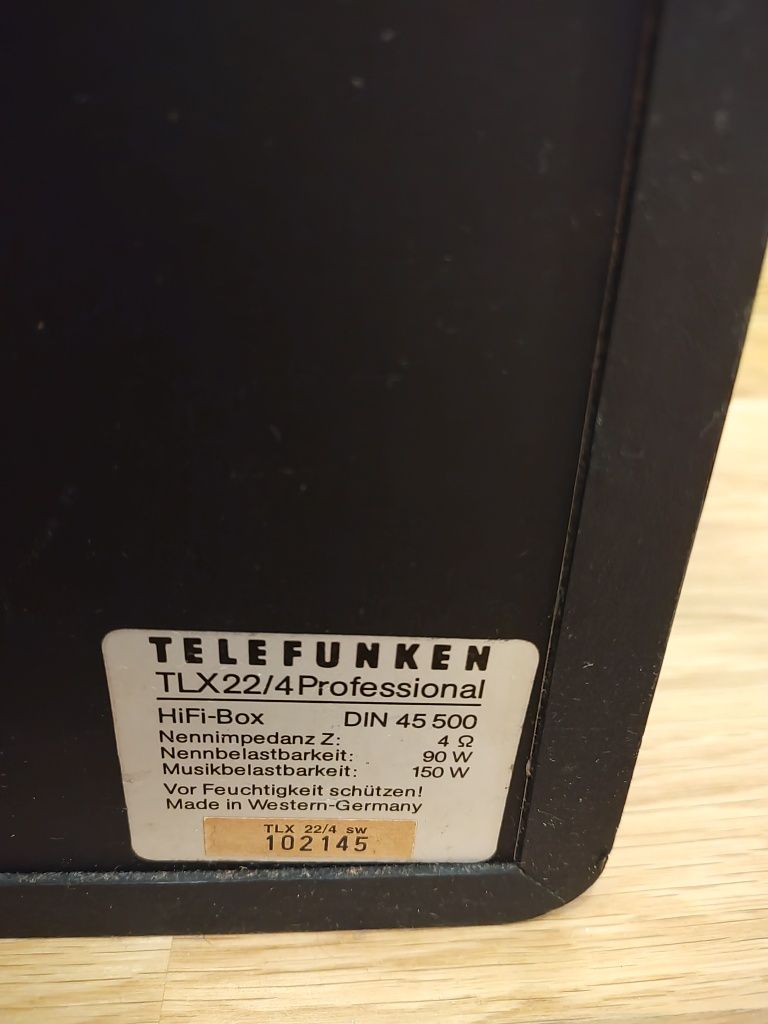 Głośniki Telefunken TLX 22/4 Professional