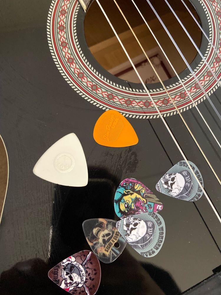 Viola/guitarra classica preta