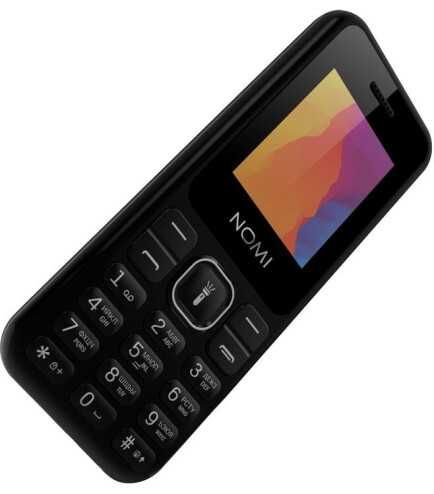 Телефон кнопочний Nomi i1880 Black колір чорний коробка документи