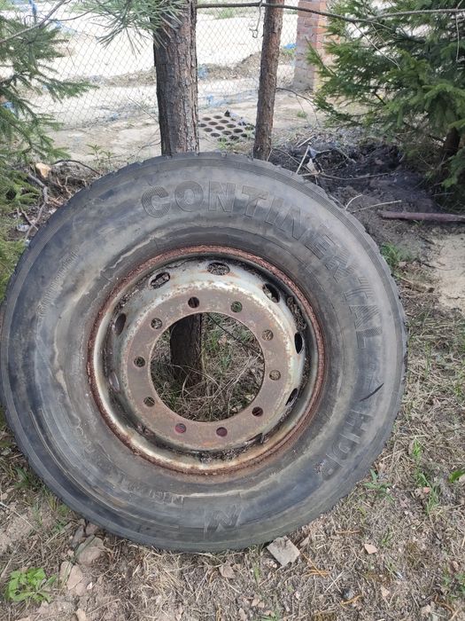 Felgi jelcz ciężarówka plus opony 7szt ~315/80 R 22,5 Jelcz Styer