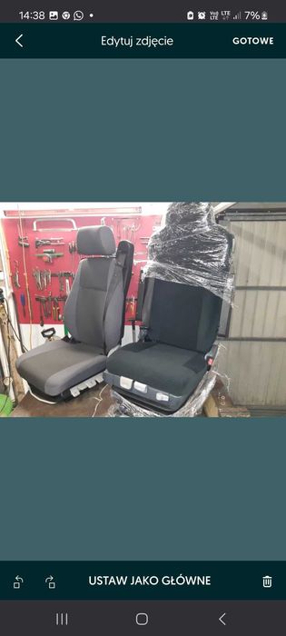 Fotel kierowcy Man tga tgx tgs  mercedes actros volvo fh daf xf