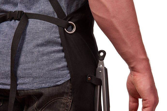 Фартух професійний Hudson, для кухні, гриля та барбекю (чорний)