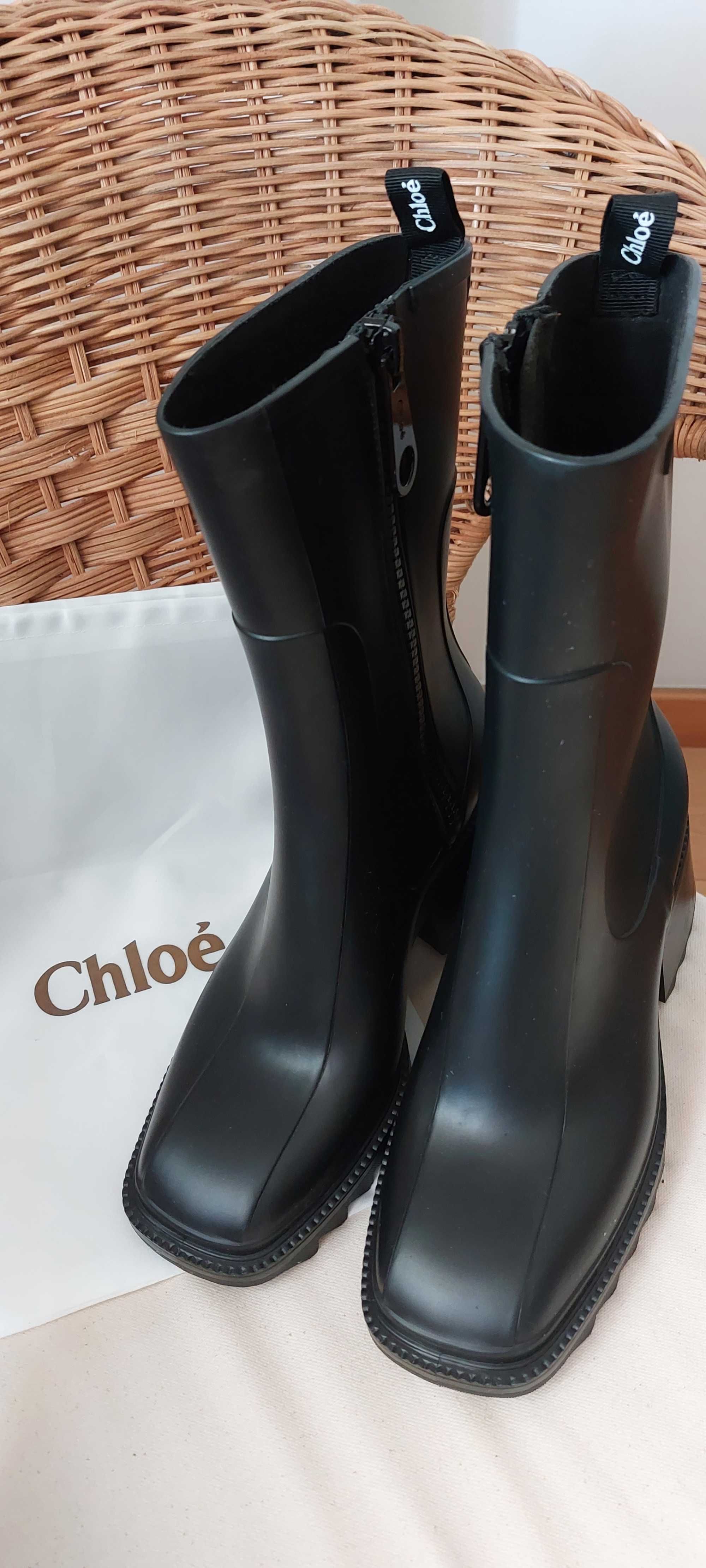 Bota Chloé de borracha