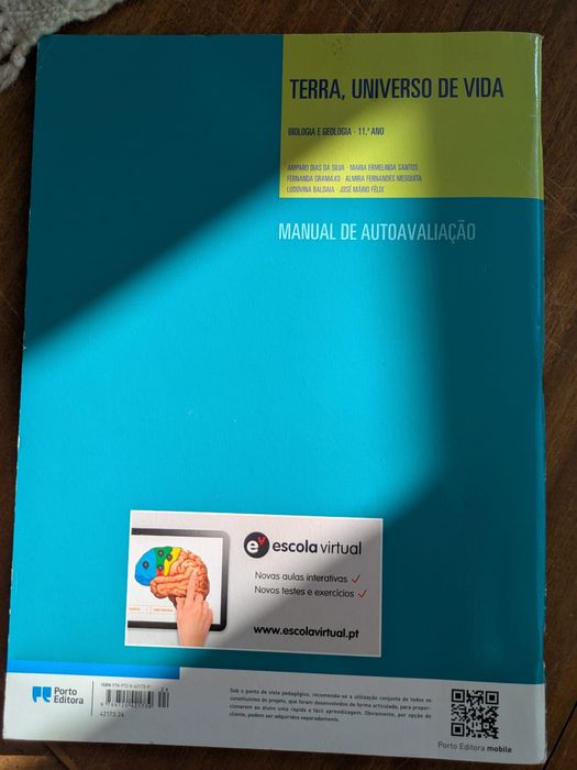 Terra, Universo de Vida 11 Biologia e Geologia Manual de Autoavaliação