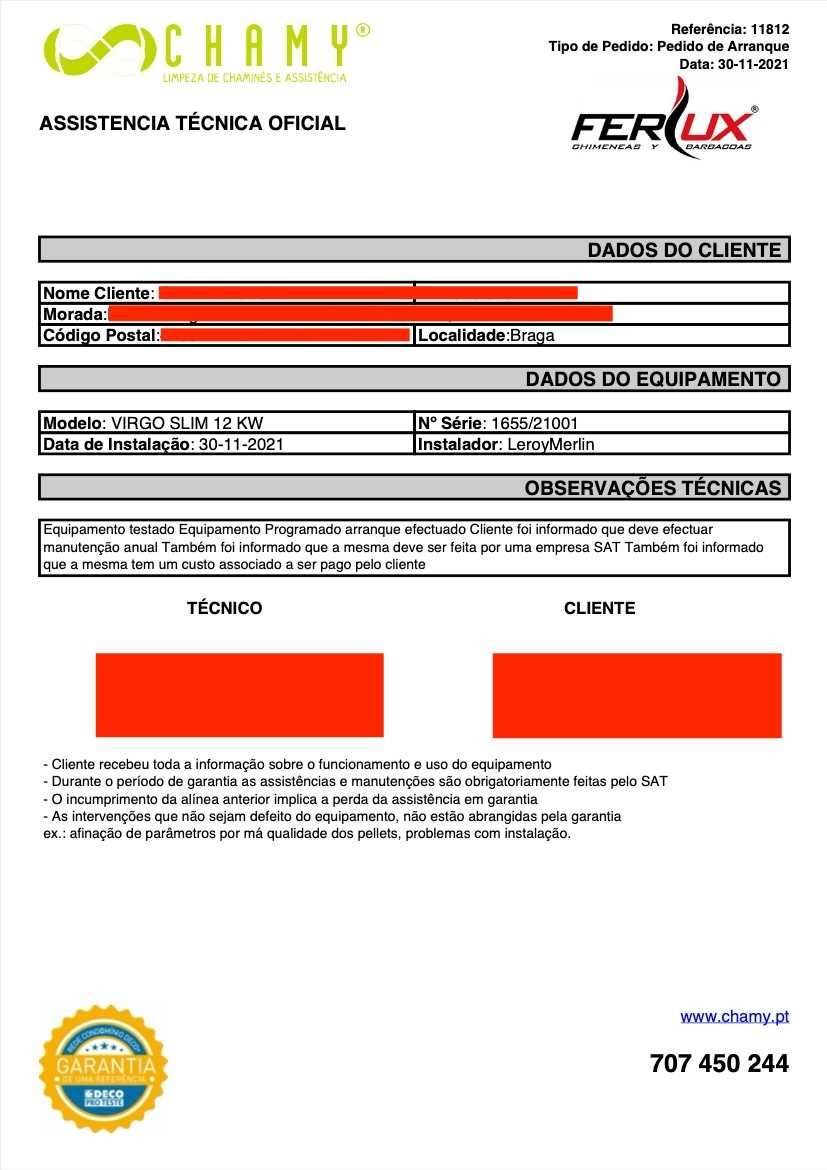 Salamandra a pellets SLIM VIRGO 12KW BRANCO + Aspirador cinzas