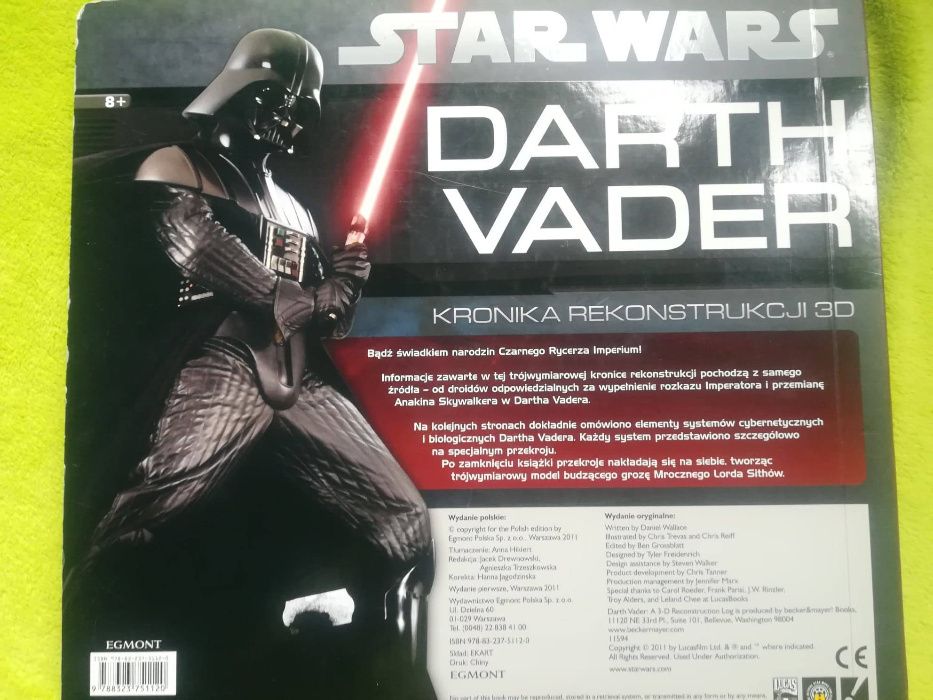 STAR WARS Darth Vader Kronika rekonstrukcji 3D
