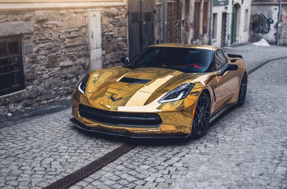 Wypożyczalnia, Wynajem Samochod do ślubu Corvette Mustang Maserati
