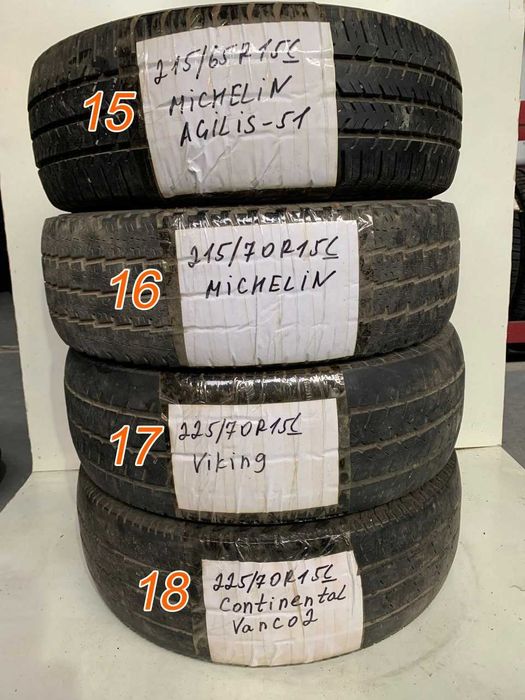 РОЗПРОДАЖ ПО 1 ШТ! Шина вживана 195/60-65 R15, 215/70 15C