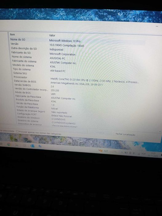 computador portátil + transformador
