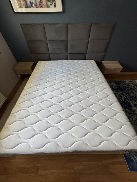 Rama lozka i materac 160x200 ikea