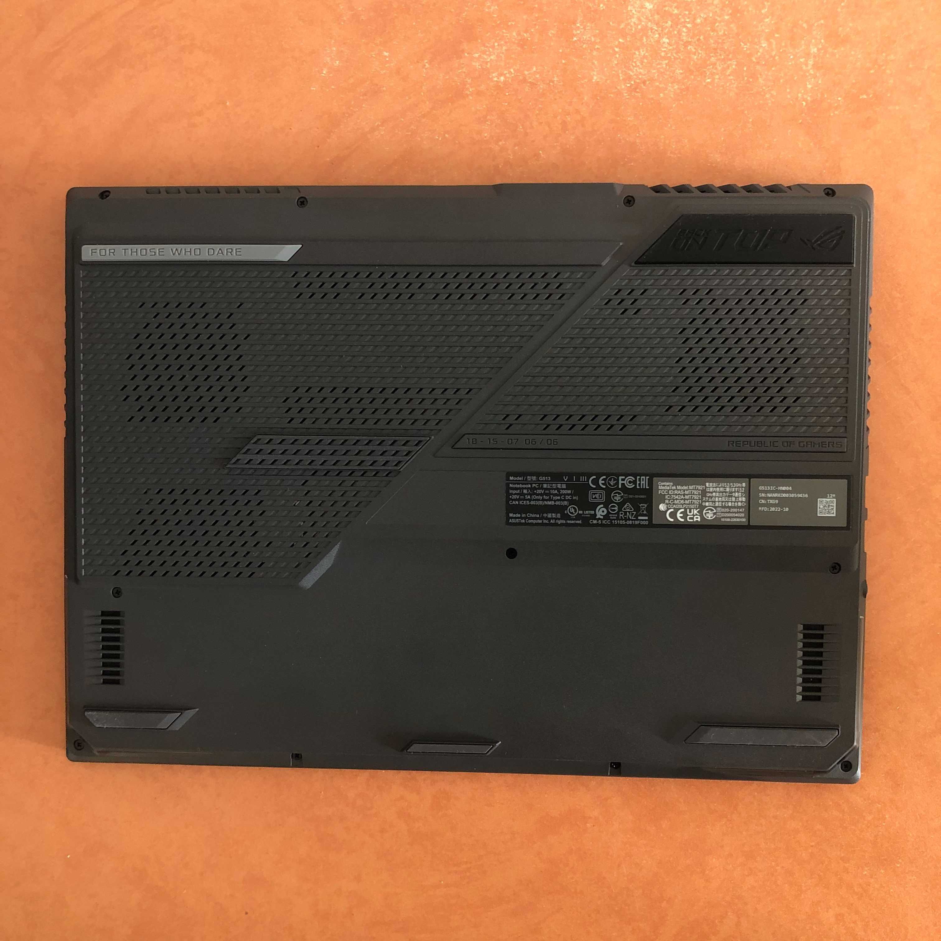 Ноутбук Asus ROG Strix G15 G513IC-HN004 (90NR0502-M003L0) (як новий)