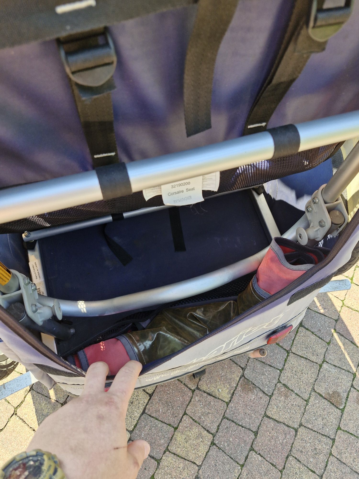 Dwuosobowy wózek rowerowy Thule / Chariot Corsaire XL