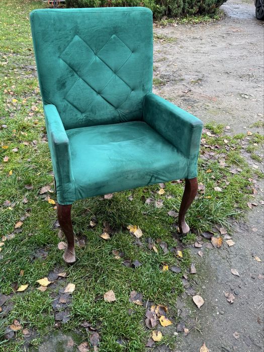 Fotel Glamour Zielony