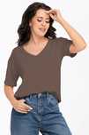 T-shirt  z wiskozy -M