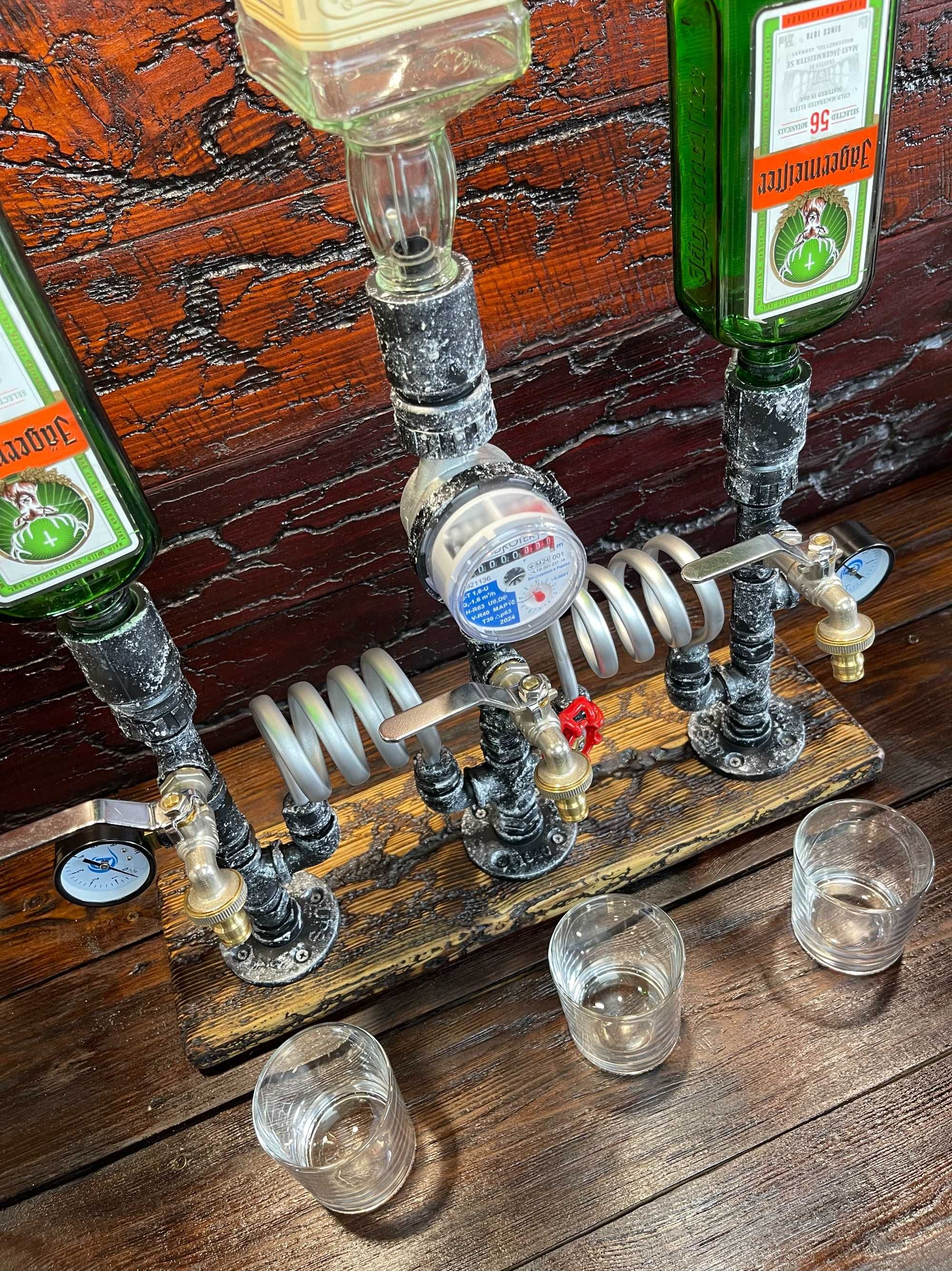 Nalewak, stojak do alkoholu "Symbioza-2" z licznikiem