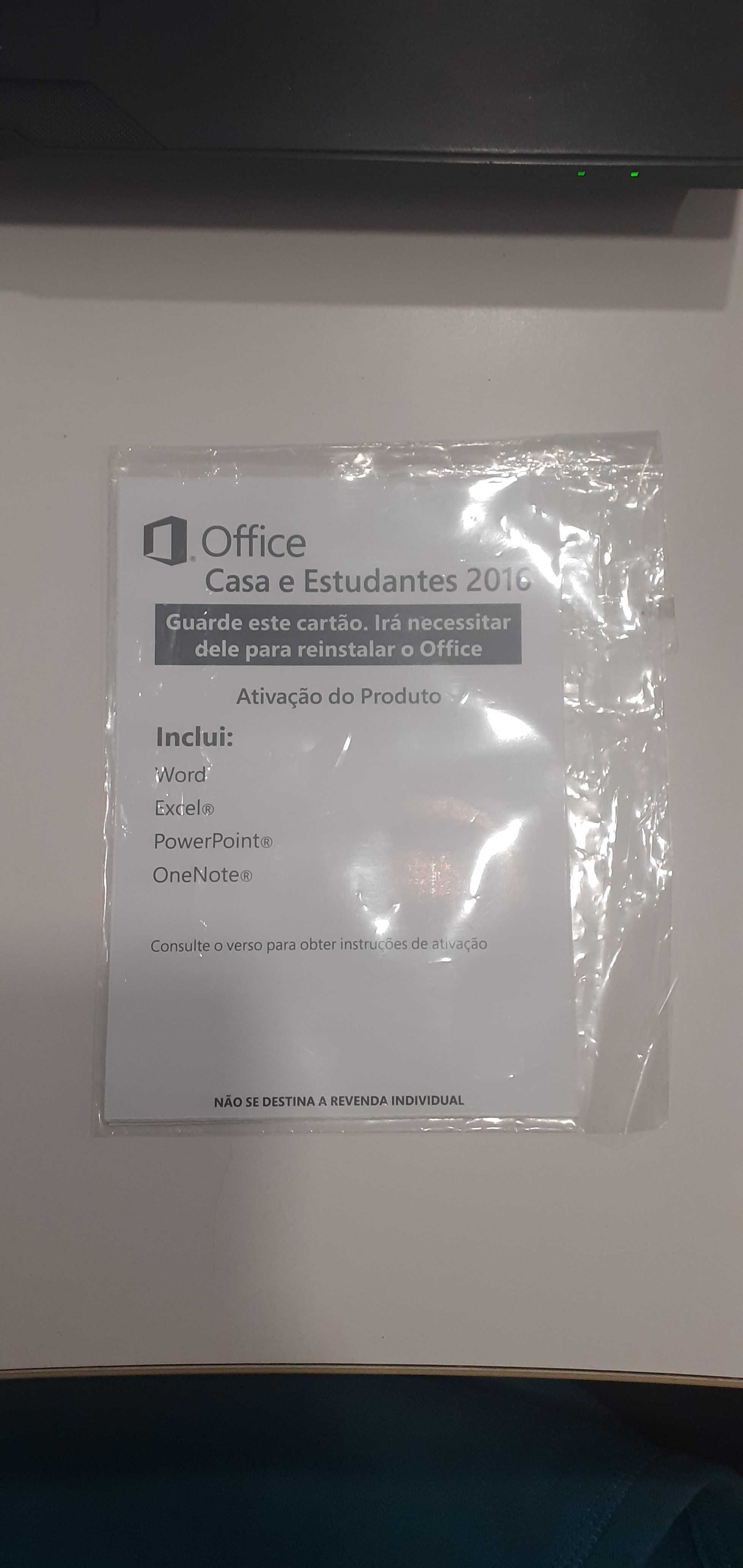 Licenças Microsoft Office Casa e Estudantes 2016