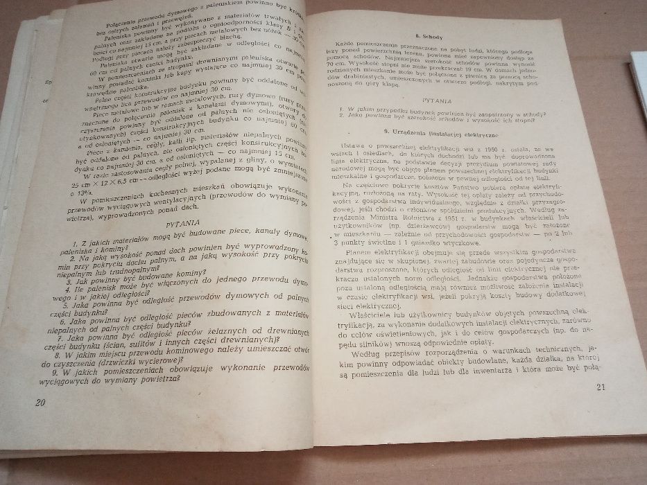 M.Krzesaj Przepisy prawa budowlanego dla wiejskich rzemieślników 1962r