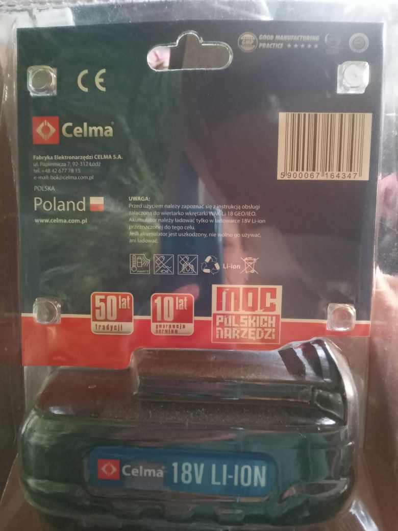 Akumulator do wiertarko wkrętarki CELMA