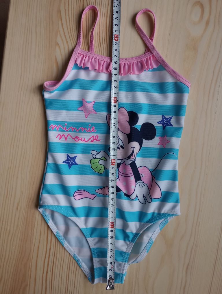 2x strój kąpielowy dla bliźniaczek Minnie Disney r. 92