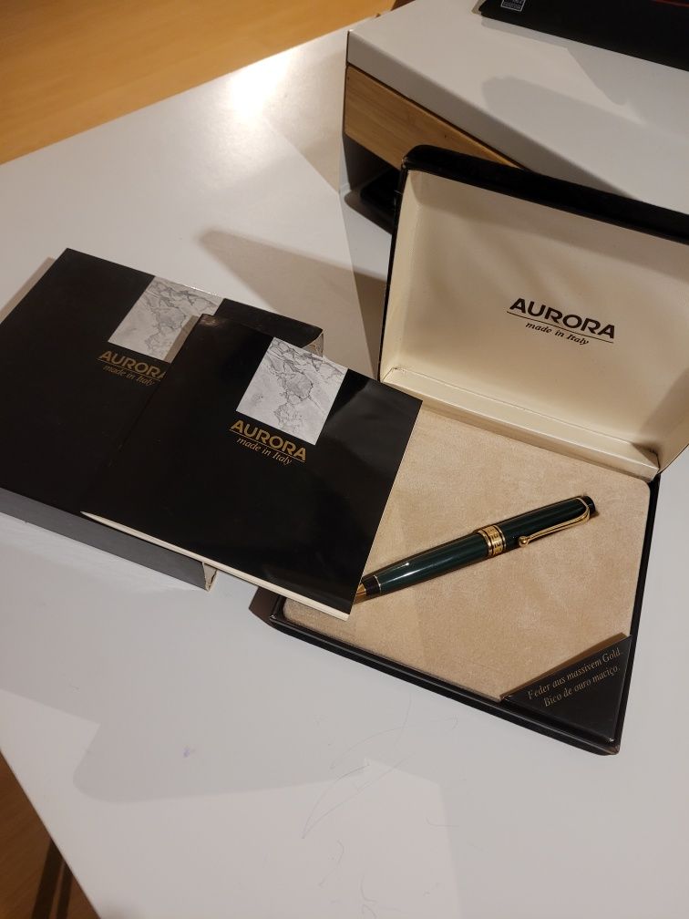 Vendo caneta - Aurora ballpoint pen 998 gold